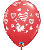 BALON 11 QL Z NADRUKIEM & ARROWS 25 SZT.